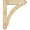 Ekena Millwork Thorton Arts and Crafts Rough Sawn Bracket w/ Offset Brace, Douglas Fir, 8"W x 36"D x 44"H BKT0806X36X44THR03RDF - alternate 4
